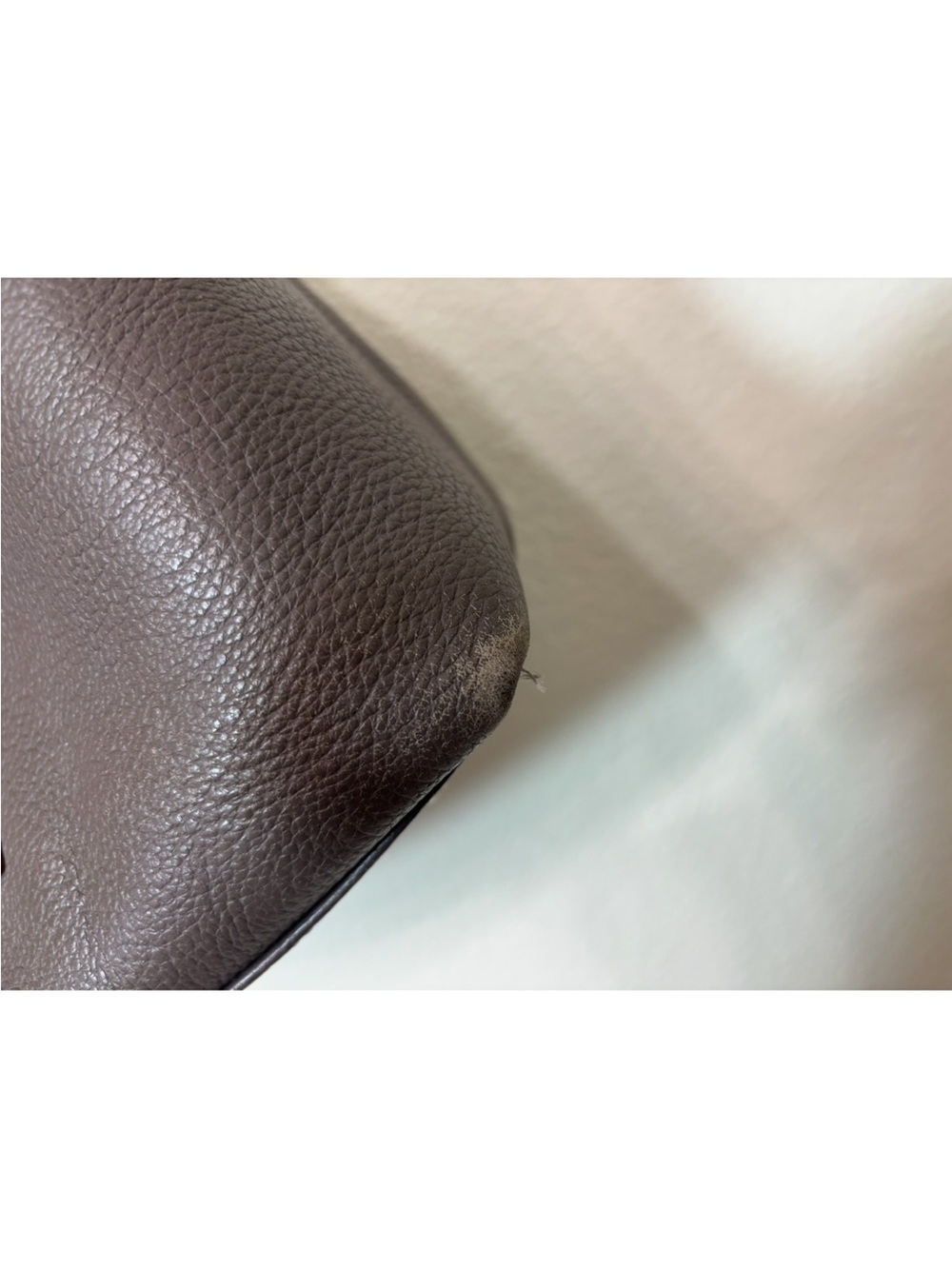 Dooney & Bourke gray and Tan Leather Hobo Bag - Picture 10 of 13